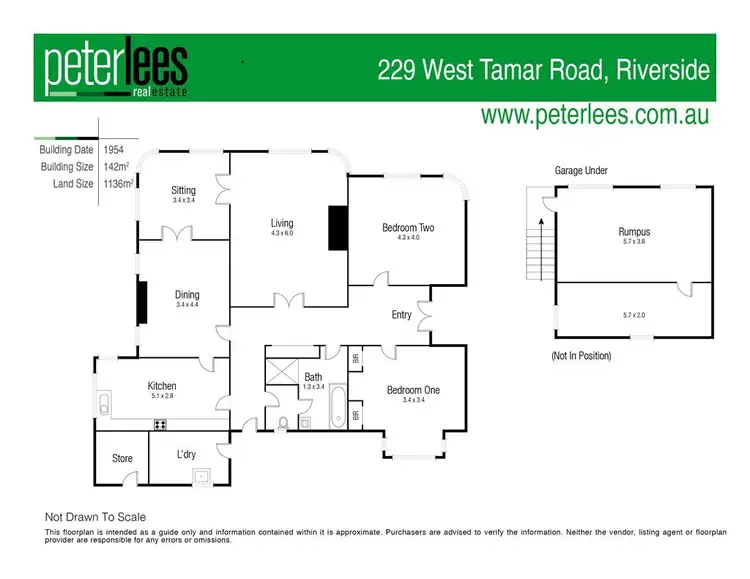 Floorplan of Homely house listing, 229 West Tamar Road, Riverside TAS 7250