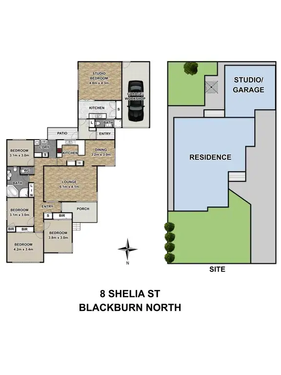 Floorplan of Homely house listing, 8 Sheila Street, Blackburn North VIC 3130