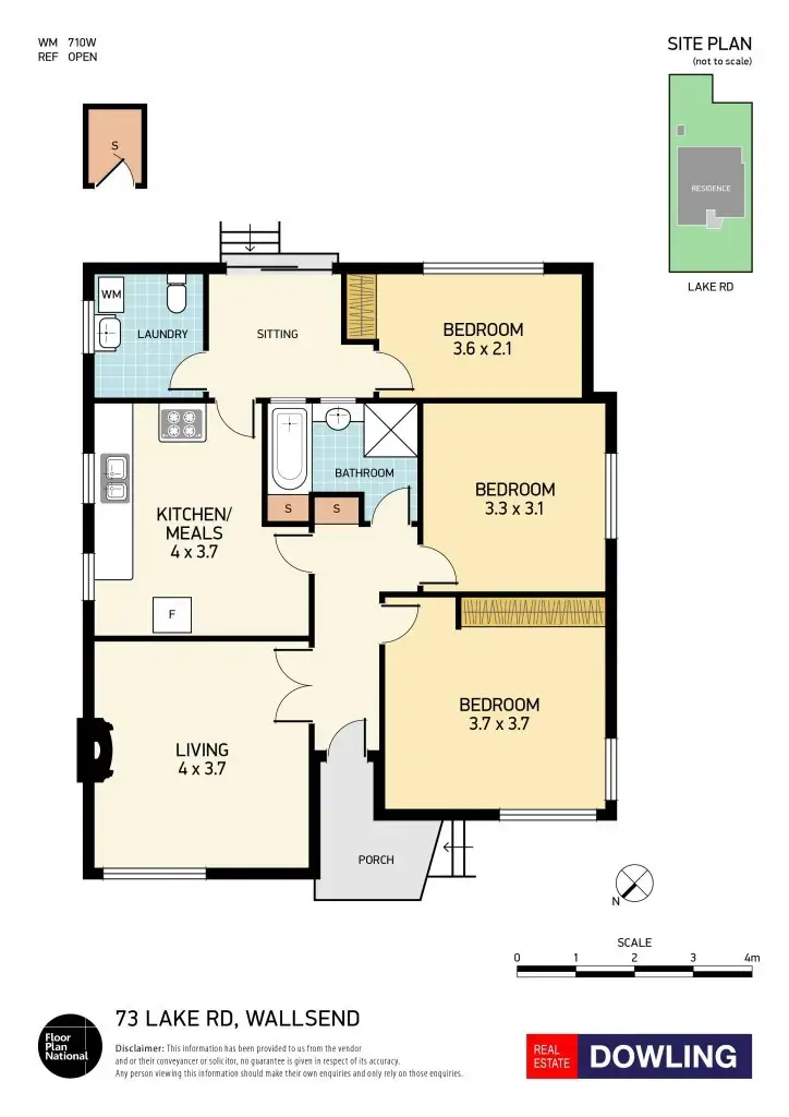 Floorplan of Homely house listing, 73 Lake Road, Wallsend NSW 2287