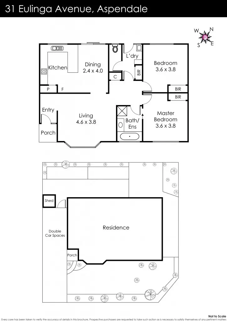 Floorplan of Homely townhouse listing, 31 Eulinga Avenue, Aspendale VIC 3195