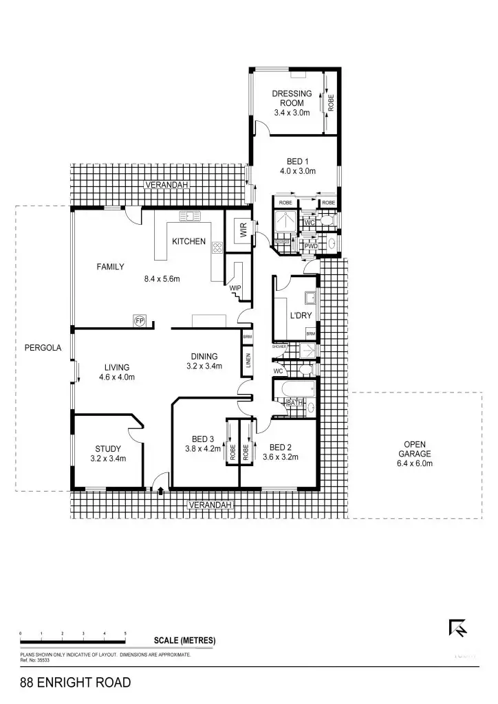 Floorplan of Homely house listing, 88 Enright Road, Strathfieldsaye VIC 3551