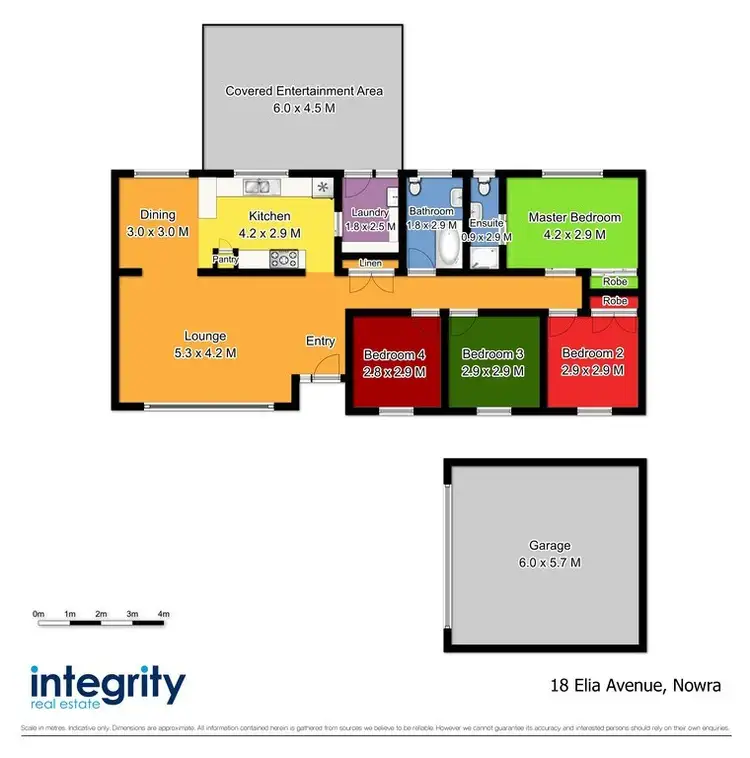 Floorplan of Homely house listing, 18 Elia Avenue, Nowra NSW 2541