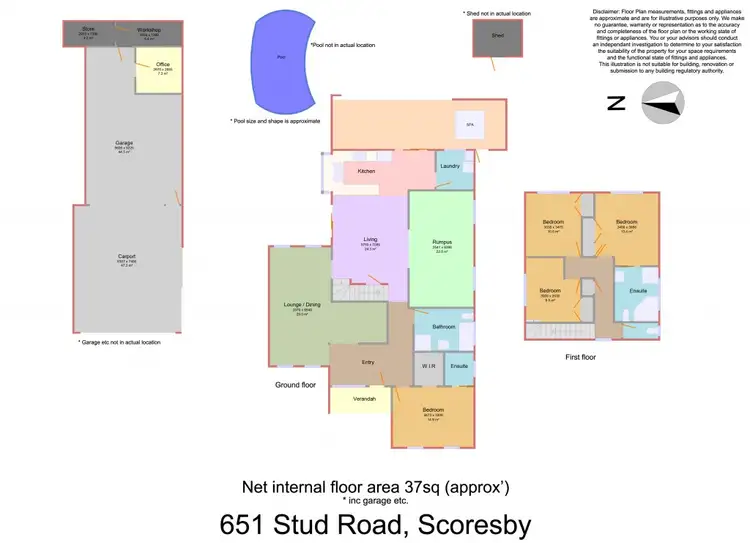 Floorplan of Homely house listing, 651 Stud Road, Scoresby VIC 3179