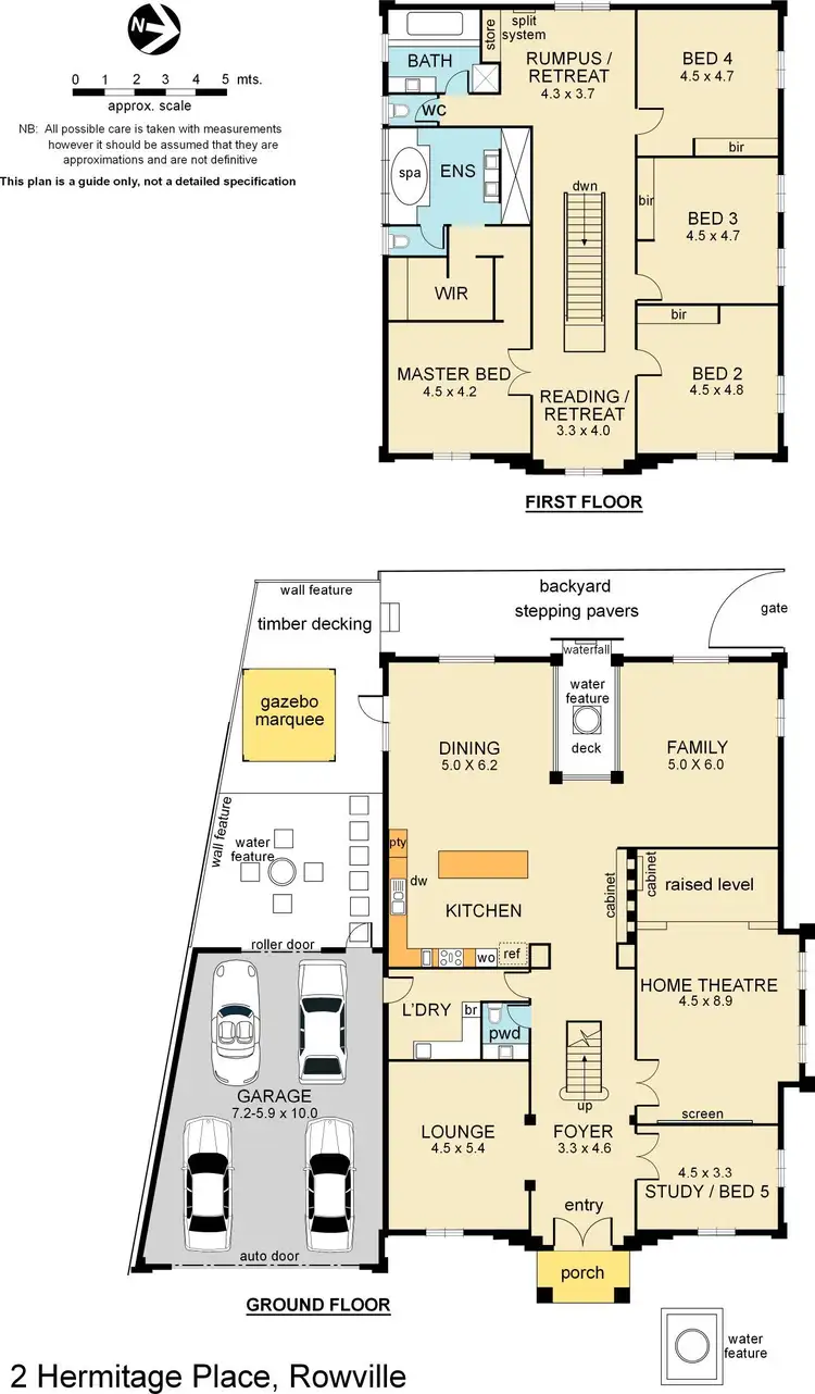 Floorplan of Homely house listing, 2 Hermitage Place, Rowville VIC 3178
