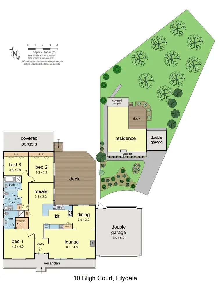 Floorplan of Homely house listing, 10 Bligh Court, Lilydale VIC 3140