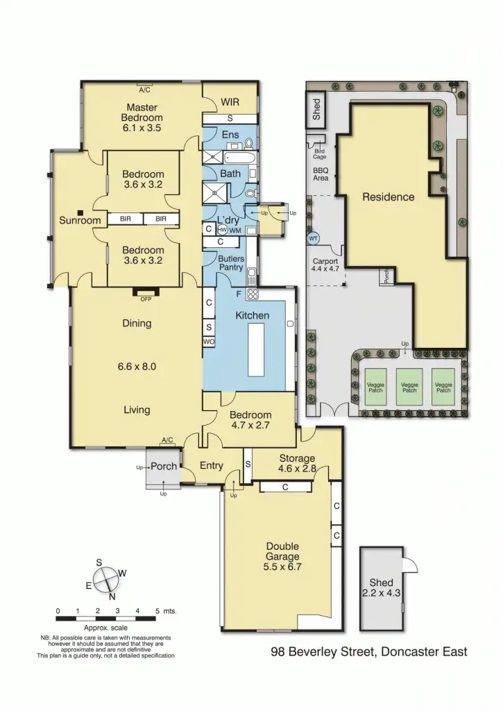 Floorplan of Homely house listing, 98 Beverley Street, Doncaster East VIC 3109