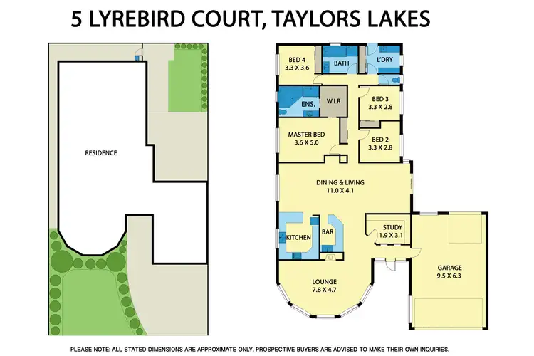 Floorplan of Homely house listing, 5 Lyrebird Court, Taylors Lakes VIC 3038
