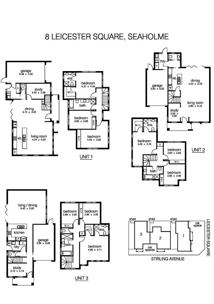 Floorplan of Homely townhouse listing, 2/8 Leicester Square, Seaholme VIC 3018