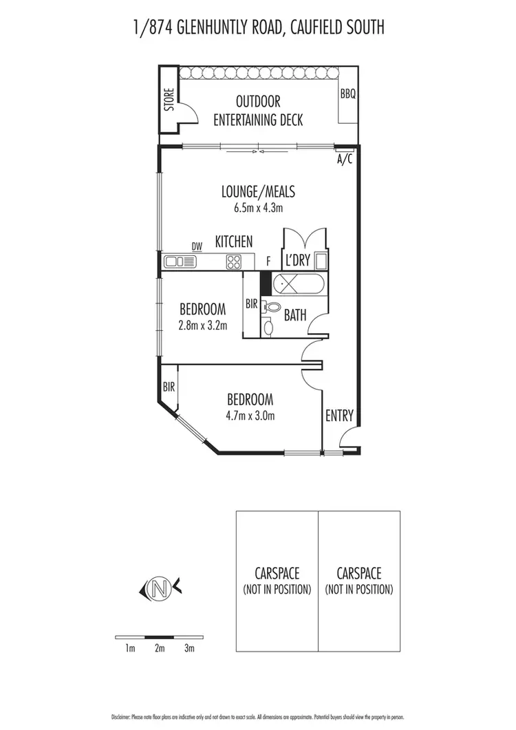 Floorplan of Homely apartment listing, 1/874 Glenhuntly Road, Caulfield South VIC 3162