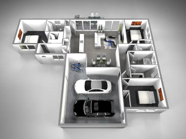 Floorplan of Homely house listing, LOT 2, 6 Doust St, Hilton WA 6163
