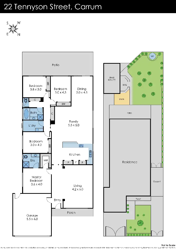 Floorplan of Homely house listing, 22 Tennyson Street, Carrum VIC 3197