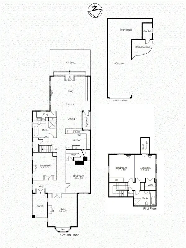 Floorplan of Homely house listing, 223a Mill Street, Lake Wendouree VIC 3350