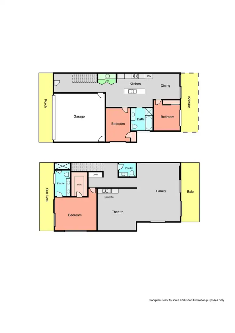 Floorplan of Homely house listing, 43 Lucia Crescent, Mount Clear VIC 3350