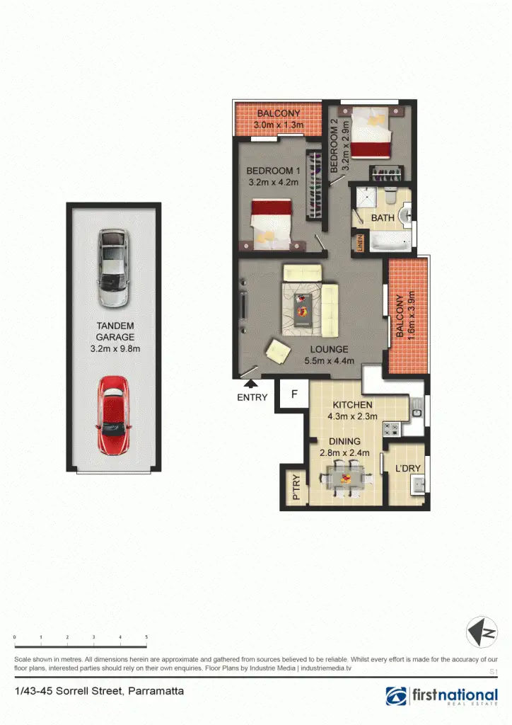 Floorplan of Homely apartment listing, Address available on request
