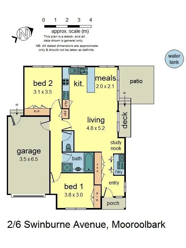 Floorplan of Homely unit listing, 2/6 Swinburne Avenue, Mooroolbark VIC 3138