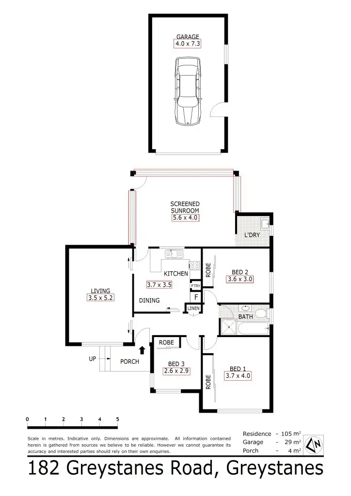Floorplan of Homely house listing, 182 Greystanes Road, Greystanes NSW 2145
