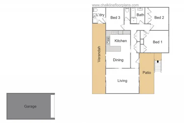 Floorplan of Homely house listing, 16 Cricket Street, Mansfield VIC 3722