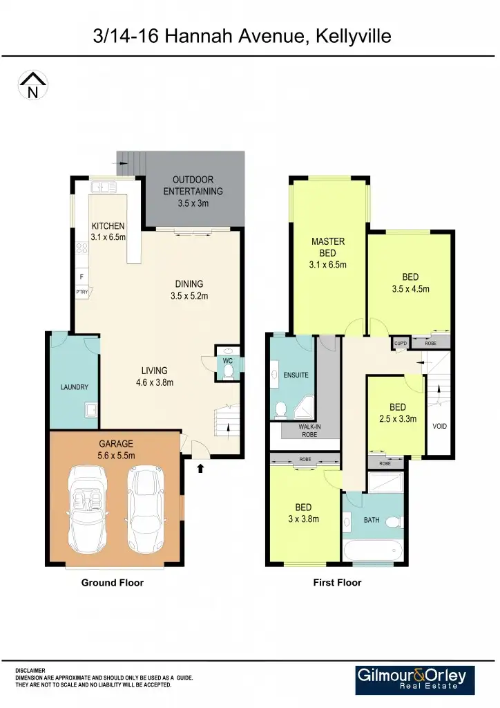 Floorplan of Homely townhouse listing, 3/ 14 - 16 Hannah Avenue, Kellyville NSW 2155