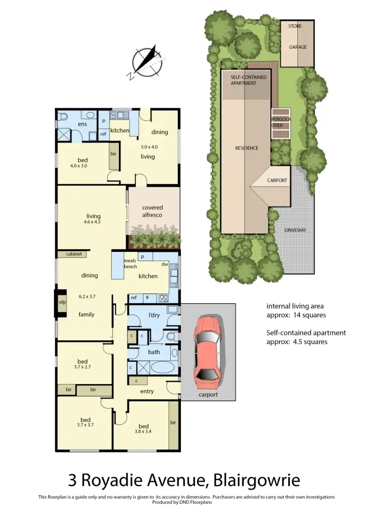 Floorplan of Homely house listing, 3 Royadie Road, Blairgowrie VIC 3942