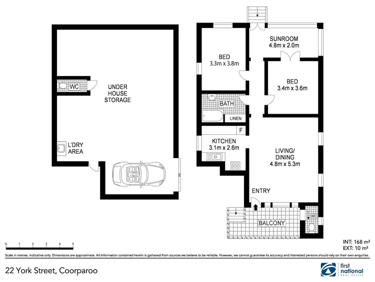 Floorplan of Homely house listing, 22 York Street, Coorparoo QLD 4151