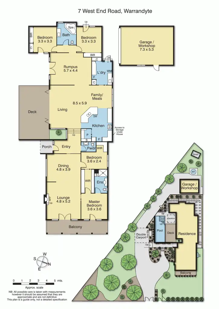 Floorplan of Homely house listing, 7 West End Road, Warrandyte VIC 3113