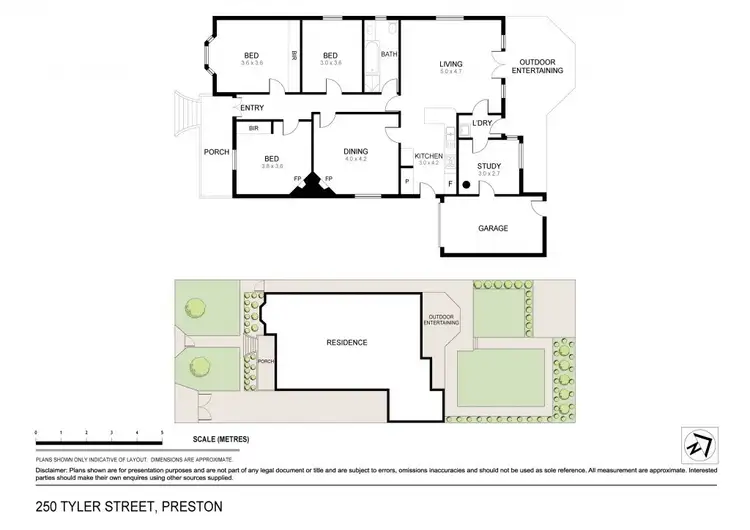 Floorplan of Homely house listing, 250 Tyler Street, Preston VIC 3072