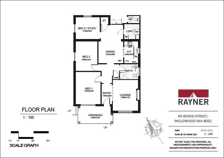 Floorplan of Homely house listing, 49 Wood Street, Inglewood WA 6052