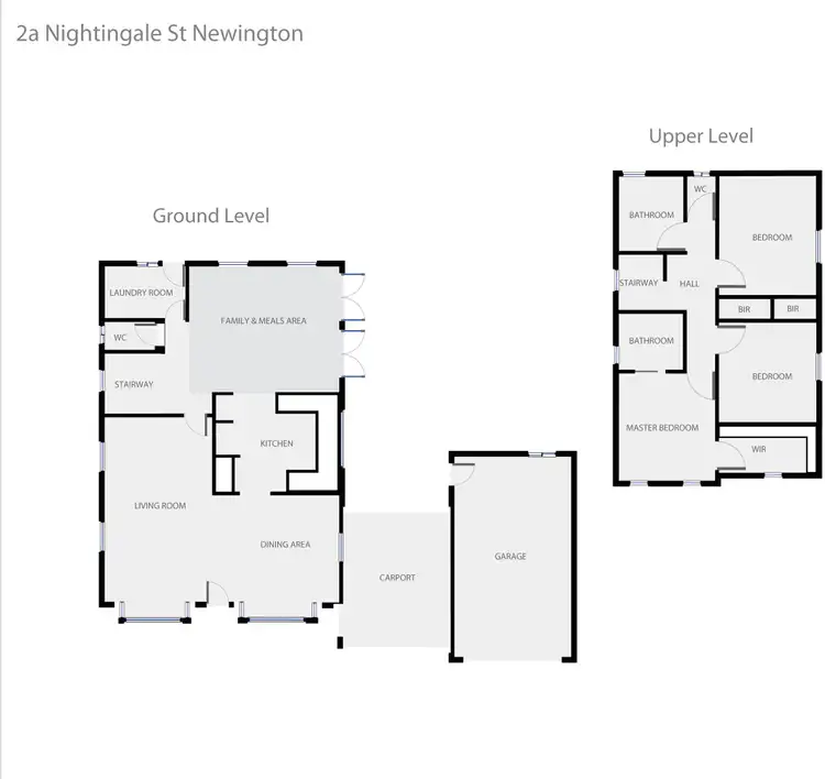 Floorplan of Homely house listing, 2a Nightingale Street, Newington VIC 3350