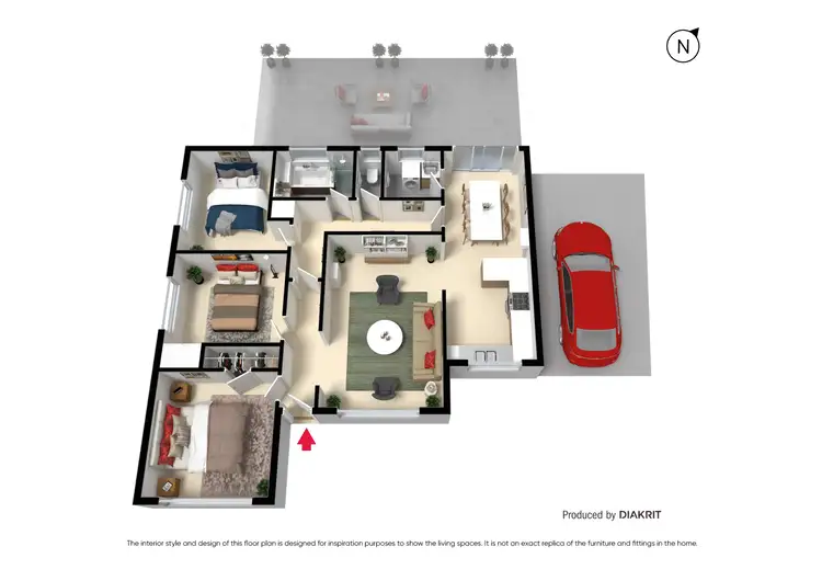 Floorplan of Homely house listing, 137 East Road., Seaford VIC 3198