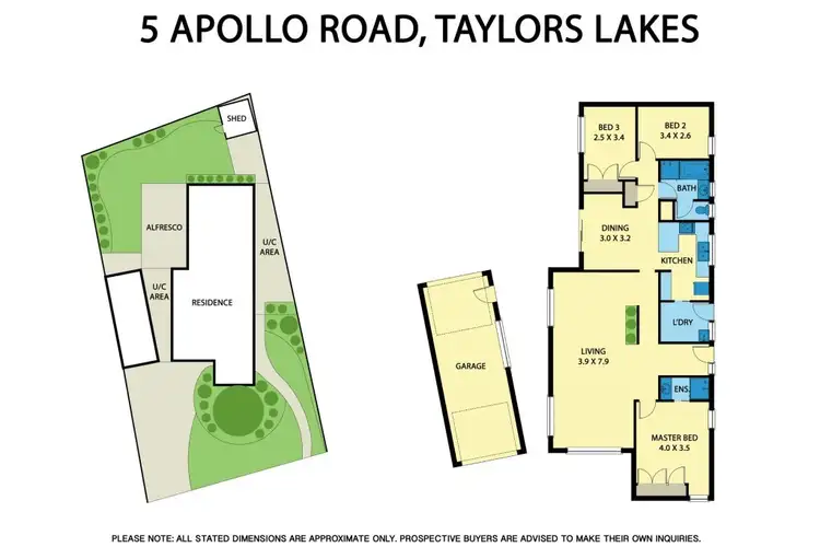 Floorplan of Homely house listing, 5 Apollo Road, Taylors Lakes VIC 3038
