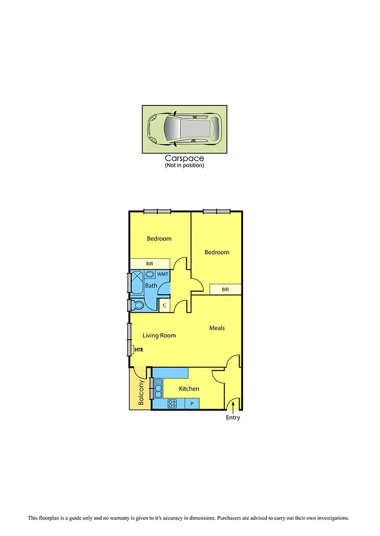 Floorplan of Homely apartment listing, 13/209 Hotham Street, St Kilda East VIC 3183