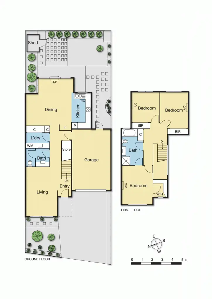 Floorplan of Homely townhouse listing, 18 Ayton Street, Ivanhoe VIC 3079