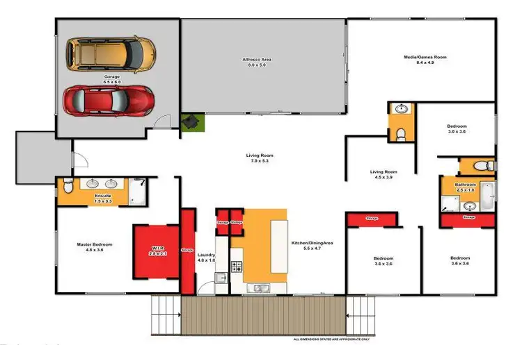 Floorplan of Homely rural property listing, 110 Clifton West Road, Wy Yung VIC 3875