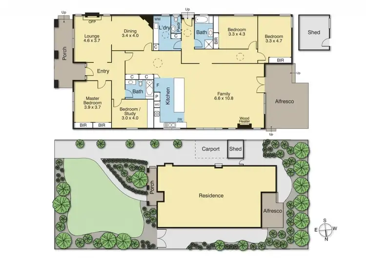 Floorplan of Homely house listing, 14 Parkside Street, Blackburn VIC 3130