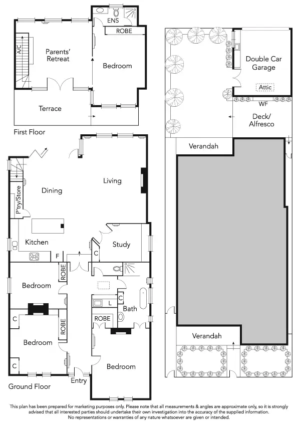 Floorplan of Homely house listing, 77 St Vincent Street, Albert Park VIC 3206