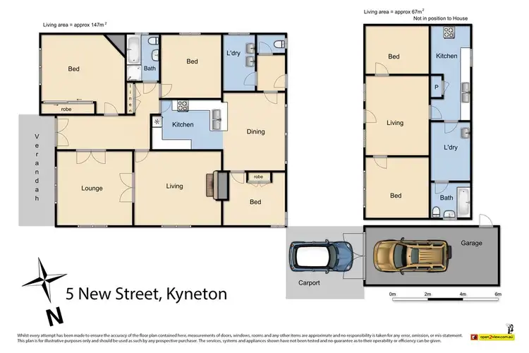 Floorplan of Homely house listing, 5 New Street, Kyneton VIC 3444