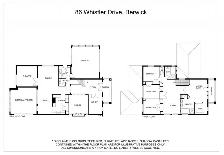 Floorplan of Homely house listing, 86 Whistler Drive, Berwick VIC 3806