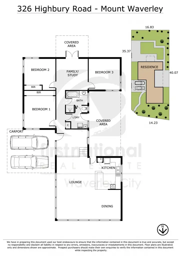 Floorplan of Homely house listing, 326 Highbury Road (corner of Kallay Street), Mount Waverley VIC 3149