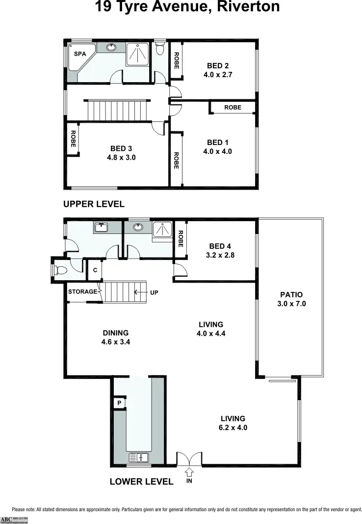 Floorplan of Homely house listing, 19 Tyre Avenue, Riverton WA 6148