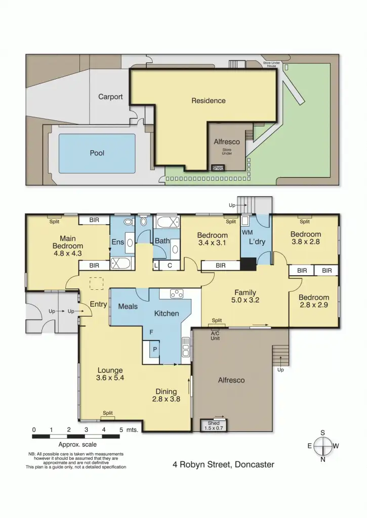 Floorplan of Homely house listing, 4 Robyn Street, Doncaster VIC 3108