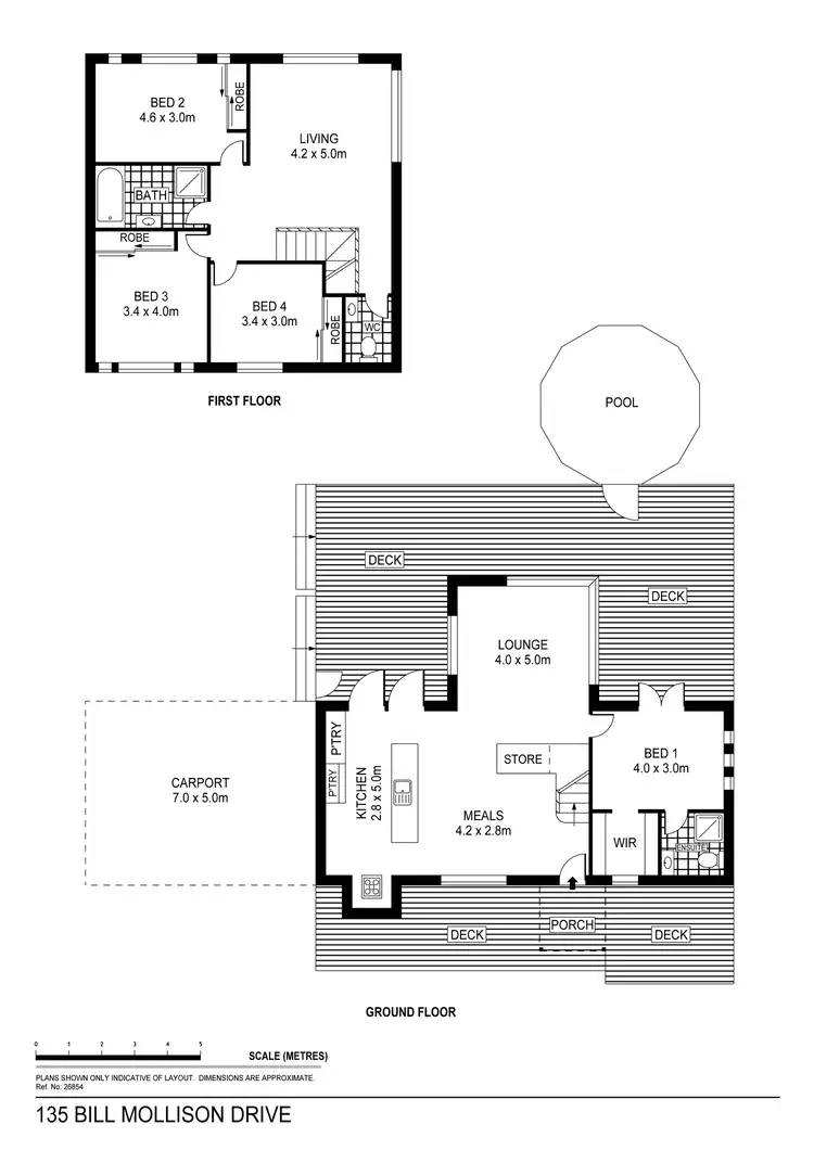 Floorplan of Homely house listing, 135 Bill Mollison Drive, Axedale VIC 3551