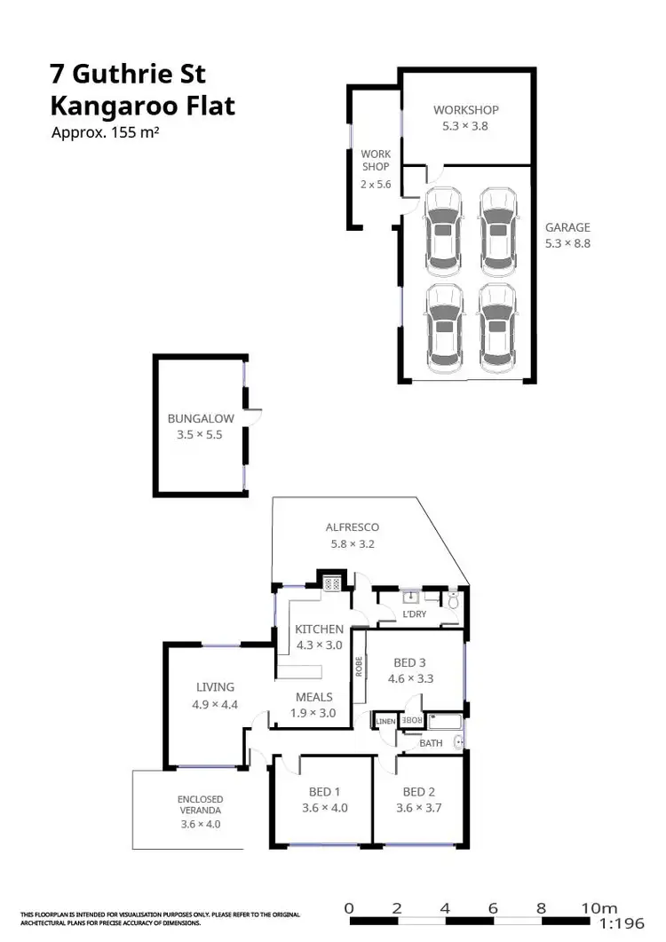 Floorplan of Homely house listing, 7 Guthrie Street, Kangaroo Flat VIC 3555