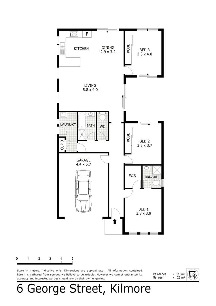 Floorplan of Homely house listing, 6 George Street, Kilmore VIC 3764