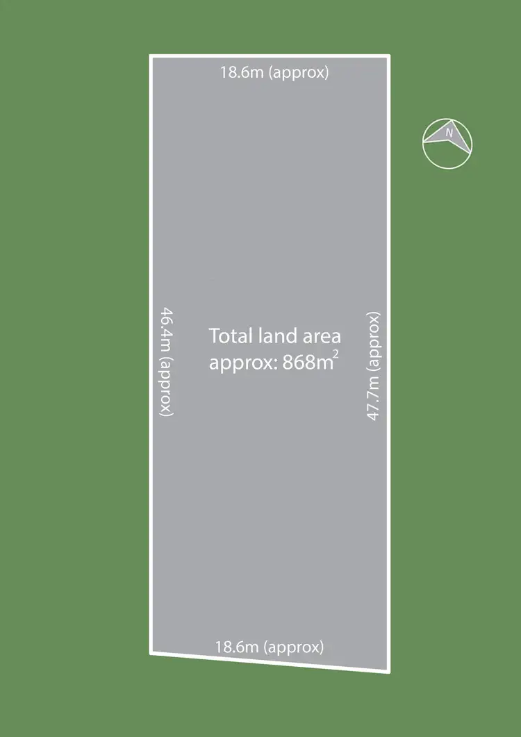 Floorplan of Homely land listing, 18 Sherwood Avenue, Rosebud VIC 3939