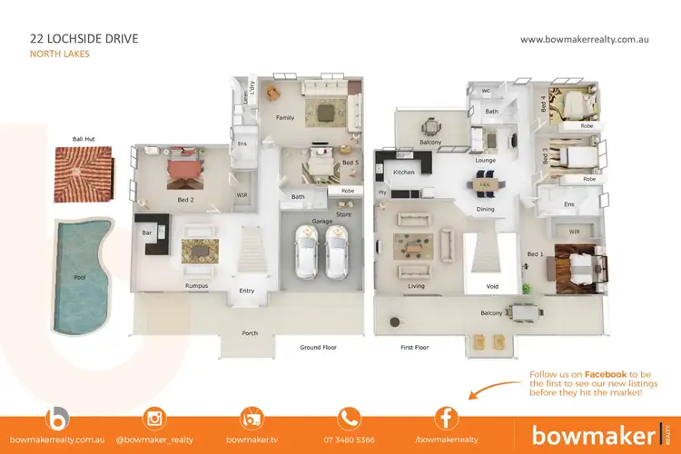 Floorplan of Homely house listing, 22 Lochside Drive, North Lakes QLD 4509