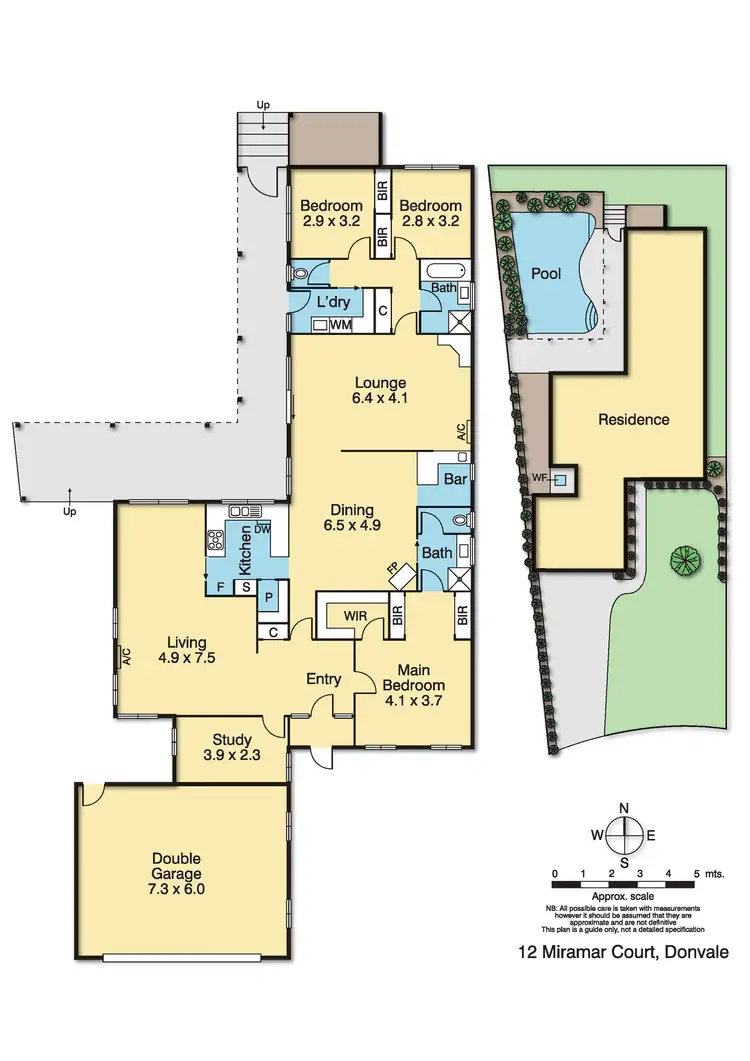 Floorplan of Homely house listing, 12 Miramar Court, Donvale VIC 3111