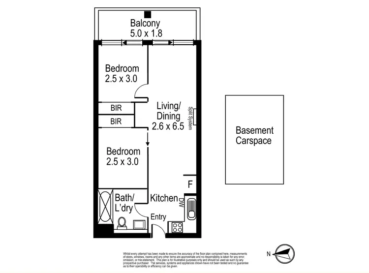 Floorplan of Homely apartment listing, 311/100 Plenty Road, Preston VIC 3072