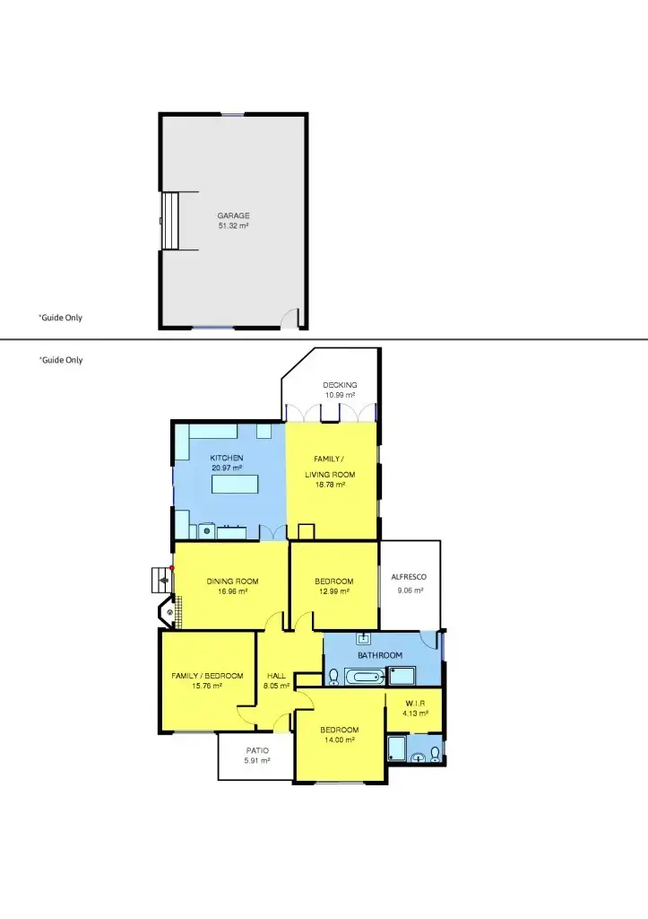 Floorplan of Homely house listing, 20 Fairfax Street, Portarlington VIC 3223