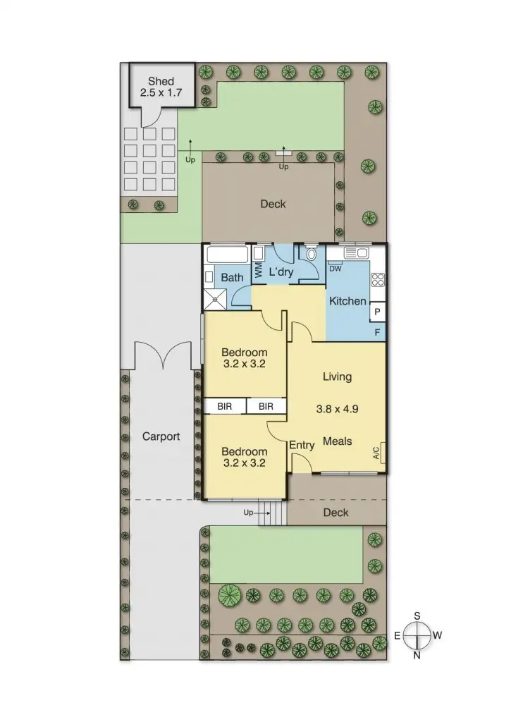 Floorplan of Homely house listing, 32A Orient Avenue, Mitcham VIC 3132
