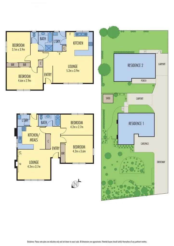 Floorplan of Homely unit listing, 1&2/120 Warrandyte Road, Ringwood VIC 3134